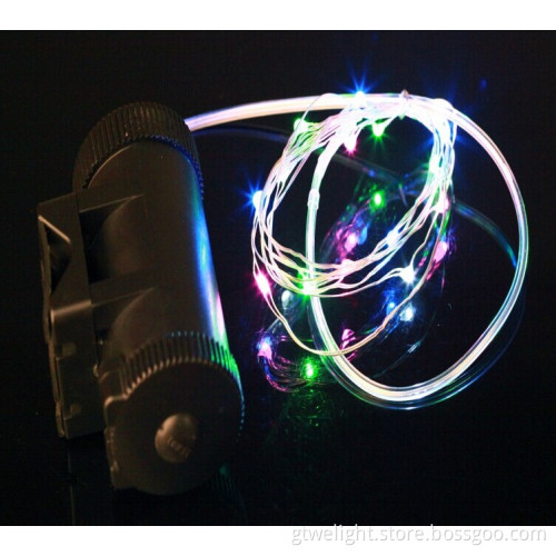 Multicolor LED Wheel Light String 18LEDs Batteries Power